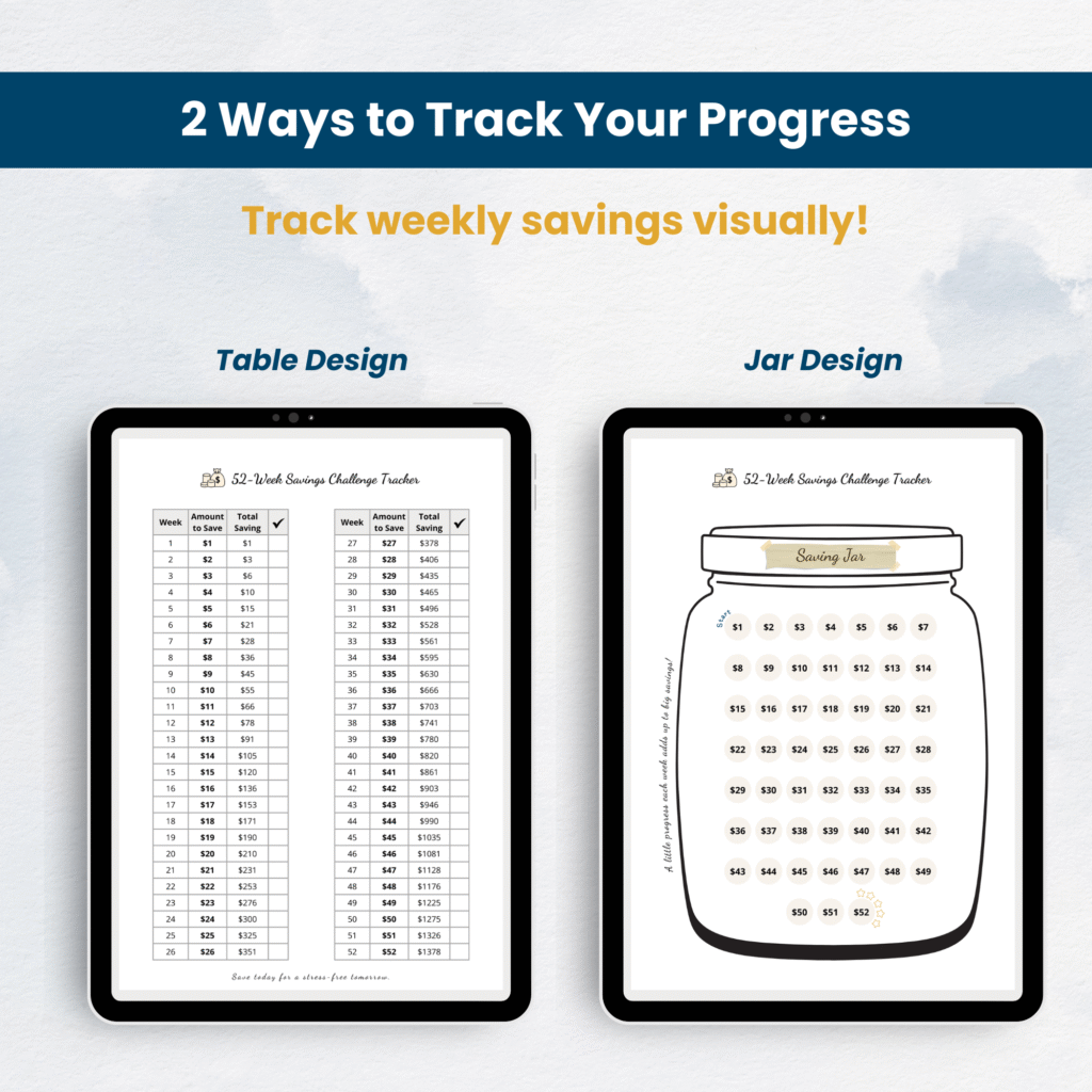 52 week saving challenge