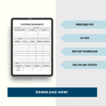 Paycheck budget planner